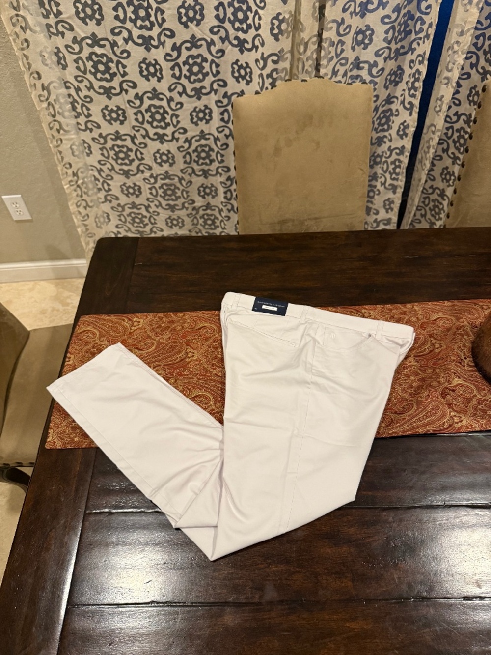 Holderness & Bourne Men's Size 34x32 The Warner Pant Stone MSRP $165